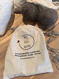 Laundry: Stainless Steel Pegs - Marine Grade