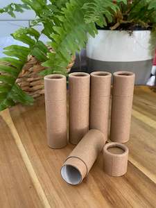Kraft Tubes: Kraft Tube - Lip Balm size