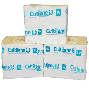 Cultilene: Cultilene - Stone wool Cube 75mm x 75mm w/Hole