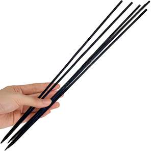 Black Bamboo Plant Support Stake - 50cm