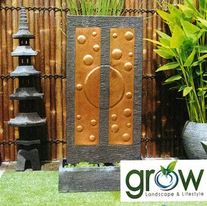 Products: Bubble Copper Wall Fountain – Grow Landscape & Lifestyle