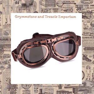 Goggles: Vintage WW2 Style Aviator Goggles