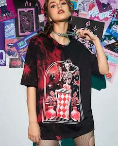 Products: Tie-Dye Skeleton T-Shirt - XL