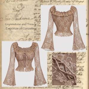 bohemian: Allemande Lace Boho Bodice