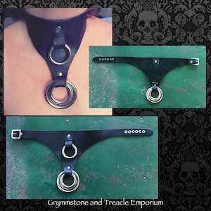 Nsfw: Handmade Leather O-Ring Collar