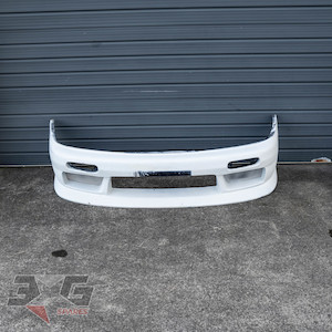 Nissan Silvia S14: Nissan Silvia S14 Vertex Style Zenki Fiberglass Front Bumper 1993 - 1996