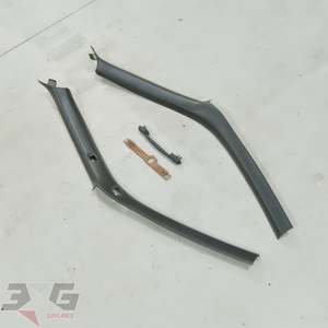 Interior: Nissan S14 Silvia RHD LH & RH A Pillar Trims & Grab Handle 200SX 240SX 93-98