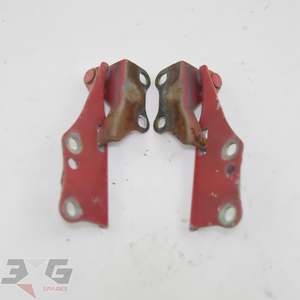 Exterior: JDM Nissan S14 Silvia Bonnet Hood Hinge Set LH & RH 240SX 200SX Ks Qs