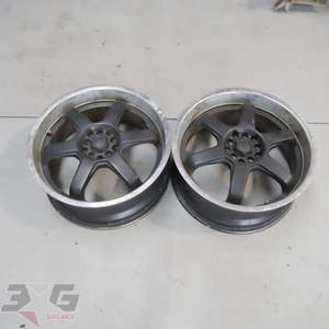 Wheels Tyres: AKITA-455 18x7.5 +45 Alloy Wheel Pair 5x114.3 PCD
