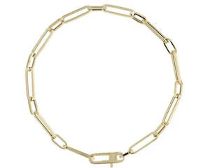 9ct Yellow Gold Paperlink Bracelet