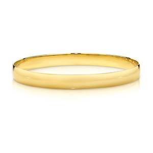 Bangles 1: 9ct Yellow Gold Golf Bangle