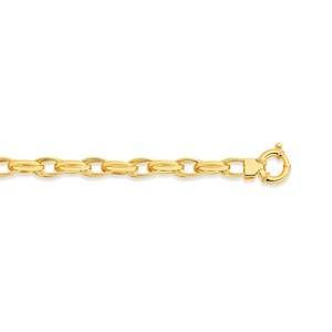 9ct Yellow Gold Chain Link Bracelet