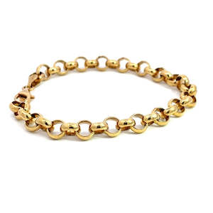 9ct Yellow Gold Belcher Bracelet