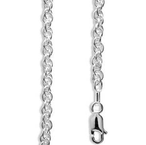 Chains 1: Silver Double Link Necklace - 50 cm