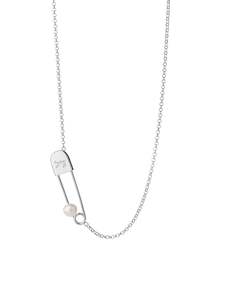 RUNAWAY SAFETY PIN NECKLACE