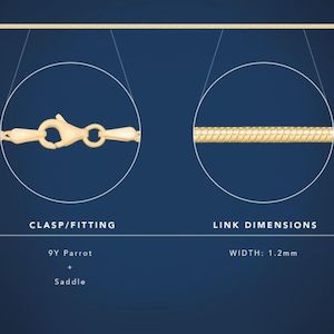 Chains 1: 9ct Yellow Gold Snake Chain