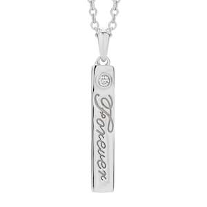 Passion8 Diamond Forever Drop Pendant Bar