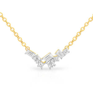 Diamond Array 45cm Necklace TDW=0.15ct