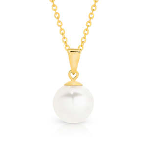 Fresh Water Pearl Pendant with 9ct Gold Bail