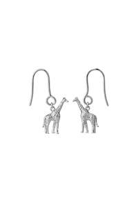 Karen Walker: Karen Walker Giraffe Earrings in Silver