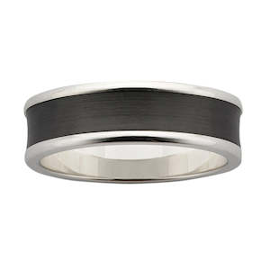 Sterling Silver & Black Zirconia Ring
