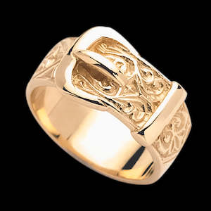 Yellow Gold Rings: 9ct Yellow Gold Belt Ring