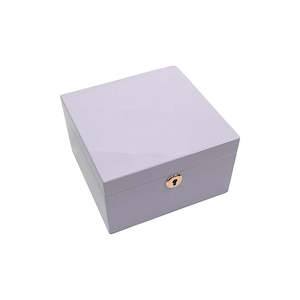 Giftware: Lilac Wooden Ballerina Jewellery Box