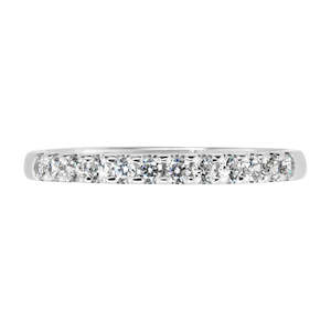 Wedding Rings: 9cty White Gold Diamond Set Band,