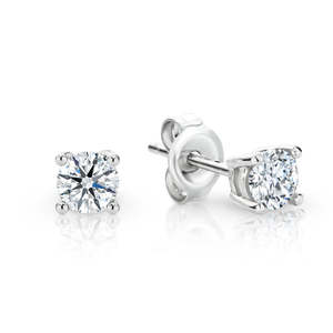 Diamond Studs Lab Grown set in White Gold,