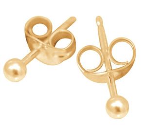 Earrings 1: 9ct Yellow Gold Ball Studs