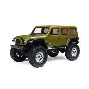 Rock Crawler: 1/24 SCX24 Jeep Wrangler JLU 4X4 Rock Crawler Brushed RTR