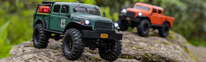 Rock Crawler: SCX24 Dodge Power Wagon 4WD Rock Crawler Brushed RTR