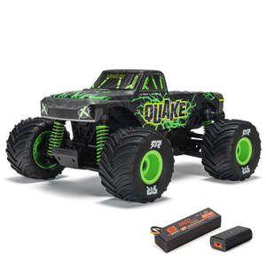 Monster Trucks: 1/16 QUAKE GROM 4X4 RTR Brushed Monster Truck (Battery & Charger Included)