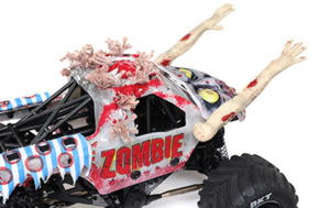 1/18 Mini LMT Zombie 2S 4X4 RTR Brushed Monster Truck (Battery & Charger Included)