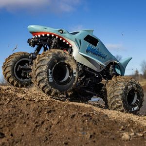 Monster Trucks: 1/18 Mini LMT Megalodon 2S 4X4 RTR Brushed Monster Truck (Battery & Charger Included)