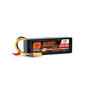 5000mAh 4S 14.8V Smart G2 LiPo Battery, 50C Hard Case; IC5