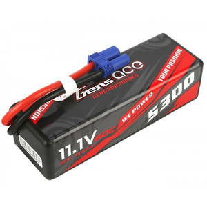 Gens Ace 5300mAh 3S 11.1v 60C Hardcase with EC5
