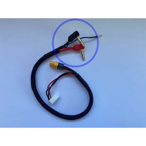 Batteries And Chargers: 90 Degree 4-5mm Stepped Charge Plug/Bullet with Plastic Cover, Prevent Short Circuit, Easy Unplug