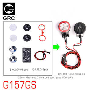 Parts: INJORA RC Car LED Light Headlights Spotlight for 1/10 RC Crawler