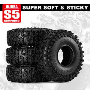 INJORA S5 Cling On 1.9" 4.75" OD Tires (4) (120*42mm)