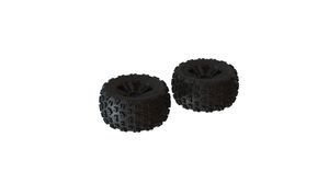 dBoots 'Copperhead2 MT' Tire Set Black - PairSuit Kraton 17mm Hex by ARRMA
