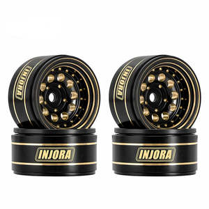 INJORA 1.0" 39g/Pcs Brass Beadlock Wheels Negative Offset 2.65mm
