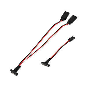 Escs Motors: INJORA Magnetic Snap-on JR Extension Cable for RC Models