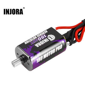 Escs Motors: 180 PRO Brushed 48T Purple Motor with Steel Pinion for 1/18 TRX-4M