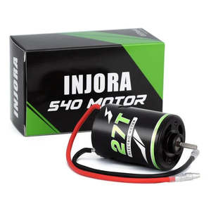 Escs Motors: INJORA 540 Waterproof Brushed Motor 20T 27T 35T 45T for 1/10 RC Rock Crawler