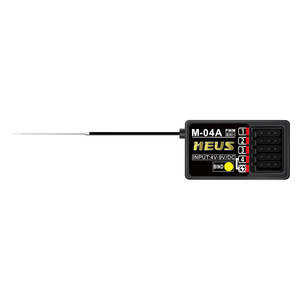 Scx24 Parts And Accessories: 4 Channel Receiver for MEUS Racing ME-8B Radio