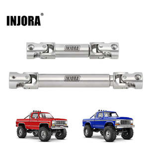 NJORA Stainless Steel Drive Shafts for 1/18 RC Crawler TRX4M High Trail K10 F150
