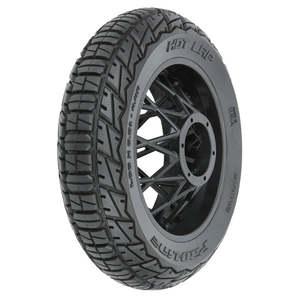 Motorbike And Upgrades: Hot Lap S3 Motorcycle Rear Tire Mounted on Black Supermoto Wheel for Promoto-MX Rear