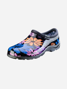 Womens Waterproof Shoes - Sloggers Rain Shoes Flower Power