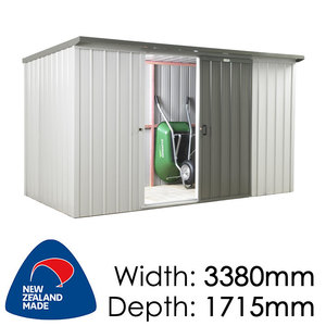 Duratuf Kiwi Shed Lean-to 3.4×1.7 Single Sliding Door